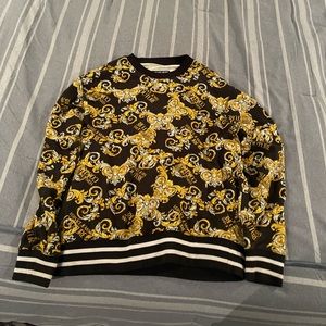versace jeans couture varsity sweatshirt